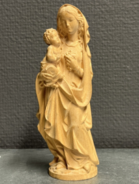 Heiligenbeeld Maria met kind en druiven, Lindehout, 15 cm (3)