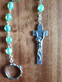 Irish panel rosary. 24 cm. lang (m)