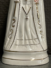 Heiligenbeeld Maria O.L.V van Scherpenheuvel, biscuit porselein, 14 cm, ca. 1900 (7)