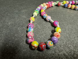 Kinder-rozenkrans Roze, 15 cm, Hout