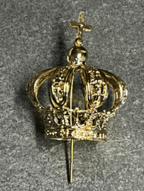 Maria kroontje, kunststof, doorsnee  2.5 cm op hoofd