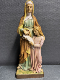 Heilige Anna beelden en plaquettes