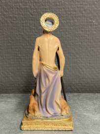 Heiligenbeeld Lazarus, resin, 10 cm (4)