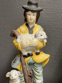 Kerstgroep, porselein, 20 cm, 10 delen, (6)