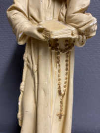 Heilige Antonius van Padua,  gips, 32 cm hoog (4)