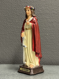 Heiligenbeeld Philomena van Rome, resin, 15 cm (10)