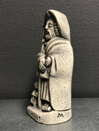Heiligenbeeld Jacobus de Meerdere, granietsteen 18 cm (5)