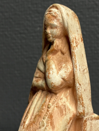 Heilige Bernadette, Terracotta, J.S. Hartmann, 1930 , 15 cm(3)