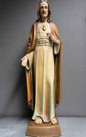 Jezus Heilig Hart, gips, St. Jos Venlo, 67 cm ca. 1900 (G)