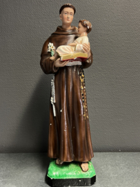 Heilige Antonius van Padua, gips, 41 cm, lichte beschadigingen (R)