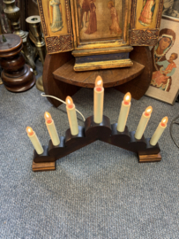 Klassieke elektrische adventskandelaar of kerstboog, 38X33 CM