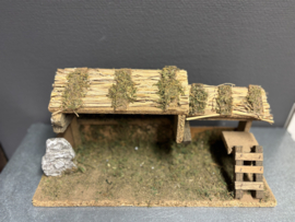 Kerststal, 38.5X17.5 CM