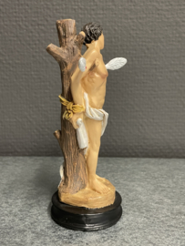 Heiligenbeeld Sebastiaan van Rome, 12 cm , resin (8)