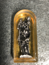 Zakheiligdom, Heilige Christoffel, 3.5 cm oker geel
