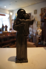 Maria met kind, brons 26 cm, kind mist 1 handje (5)
