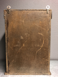 Bijbel kastje, eikenhout, 37 x 20 x 20 cm, zonder sleutel 1900 (G)