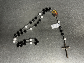 Rozenkrans OLV Czestochowa, kunststof kralen, 40 cm