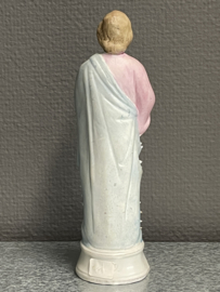 Heiligenbeeld Jozef, 20 cm, biscuit porselein, 1900. (1)