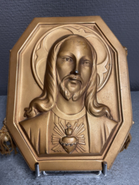 Jezus Heilig Hart, koper, 20 x 16 cm (8)