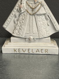 Heiligenbeeld Maria O.L.V van Kevelaer, porselein, 15 cm. (7)