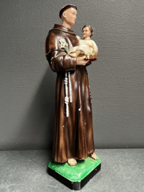 Heilige Antonius van Padua, gips, 41 cm, lichte beschadigingen (R)