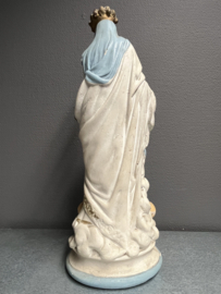 Heiligenbeeld Maria O.L.V van Overwinningen (Victorie), 46 cm , gips, ca. 1910 (9)