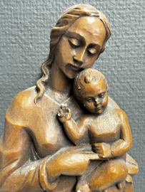 Plaquette Maria met kind