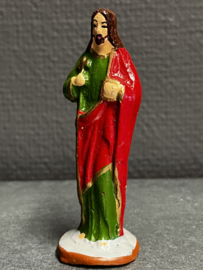 Vuistbeeldje, Jezus, terracotta, 9 cm