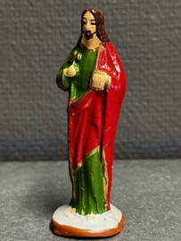 Vuistbeeldje, Jezus, terracotta, 9 cm
