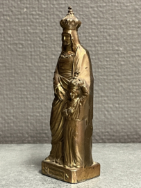 Heiligenbeeld Maria met kind, brons, 12 cm (3)