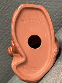 Heiligenbeeld Maria met kind en vogel, Hummel (HX237/A 1952), 10 cm terracotta (11)