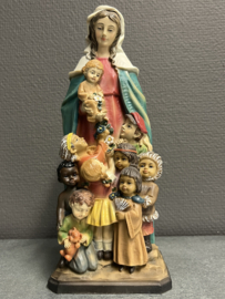 Heiligenbeeld Maria met kinderen