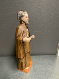 Heiligenbeeld San Ciro Di Portici,  29 cm, resin. (4)