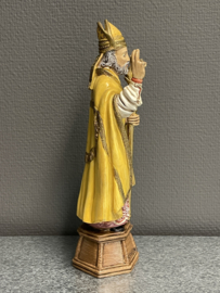 Heiligenbeeld Ubaldo van Gubbio, resin, 28 cm (1)