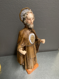 Heiligenbeeld San Ciro Di Portici,  29 cm, resin. (4)