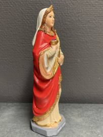 Heiligenbeeld Lucia van Syracuse 19 cm, resin (2)