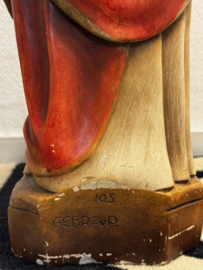 Heiligenbeeld Heilig Hart van Jezus – Gebroeders van Paridon, Gips, 66 cm