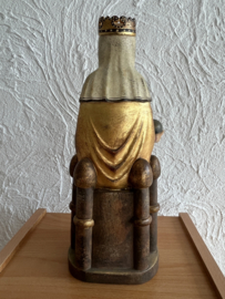 Heiligenbeeld Maria met kind op schoot