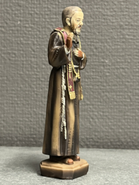 Heiligenbeeld Pater Pio van Pietrelcina, resin, 12.5 cm (8)