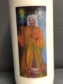 Noveenkaars Aartsengel Raziel, brandt 9 dagen en nachten. 100% Plantaardige Olie.