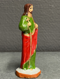 Vuistbeeldje, Jezus, terracotta, 9 cm