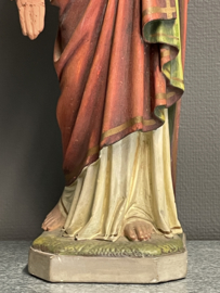 Jezus Heilige Hart beeld, gips, 53 cm, 1900 (10)