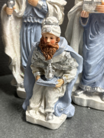 Kerstgroep 10 delig, max hoogte 18 CM, resin