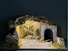 Kerststal, 45x30x24 cm (6)