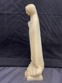 Maria medjugorje 20 cm, glow in the dark, celluloid 1930 (1)