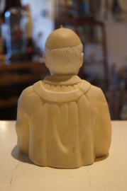 Johannes Paulus II Paus, biscuit porselein 16 cm borstbeeld (10)
