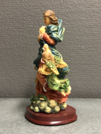 Heiligenbeeld  Maria die de knopen ontwart, resin, 14 cm (10)