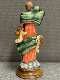 Heiligenbeeld Maria die de Knopen ontwart, resin, 15 cm. (10)