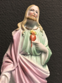 Heiligenbeeld Jezus heilig hart, biscuit, 22cm (3)