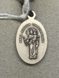 Devotiemedaille Herman Wijns en Maria Hulp der Christenen, 2 cm